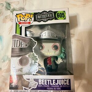 Pop Beetlejuice Vinyl Figure with Black and White